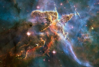 NASA. HUBBLE. LARGE FORMAT. The space telescope...