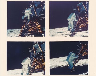 Nasa. Rare photographic footage of the Apollo...