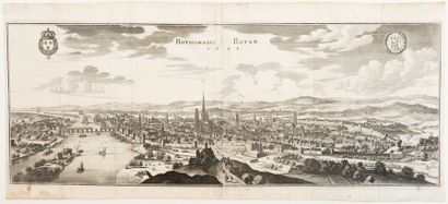 null ROUEN (Seine-Maritime). «Rothomagus Rouan. 1620» - Vue panoramique de la ville...
