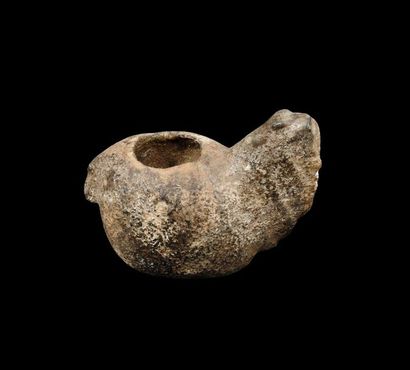 null Conopa.
Missing the llama cad.
 Carved stone with concretions.
Inca. L 10, 5...