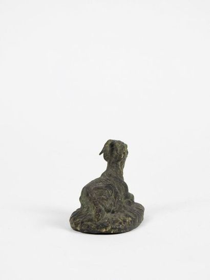 null Important bronze animalier représentant un bouc
Bronze à patine verdâtre 5,7...