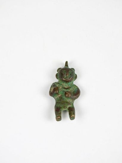 null Pendentif représentant un personnage nu
Bronze 5,7 cm
Chine