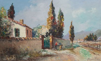 null Louis Bissinger (1899-1978), known as Régis Bérard

Landscape of Provence

Oil...