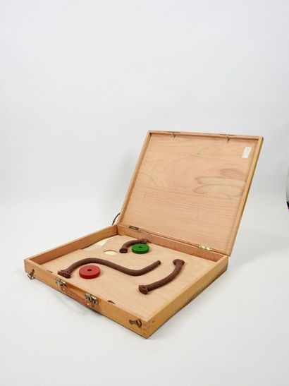 null Enrico Baj (1924-2003) 

"Limbo Boxed by Baj", 1966. 

Varnished wooden box...
