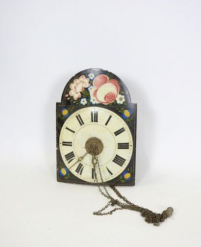 null Painted wood comtoise movement 

19th century

H36cm