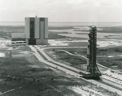 Nasa. Mission Apollo 11. Belle vue panoramique...