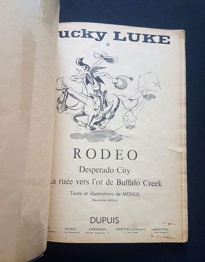 null * MORRIS

Lucky Luke

Rodeo

Seconde édition de 1952, bon état général, traces...