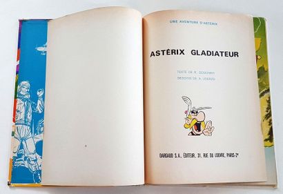 null * UDERZO

Asterix gladiateur

Edition originale en mauvais état extérieur, dos...