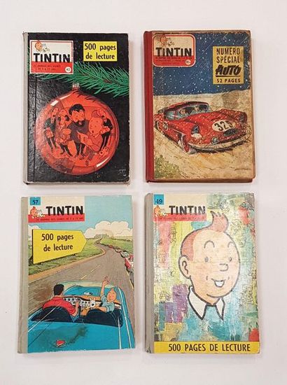 null JOURNAL DE TINTIN

Ensemble de quatre reliures du Journal de Tintin comprenant...
