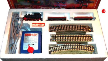 null MARKLIN - Allemagne - métal - HO (1)

# 0974 Ensemble comprenant 1 locomotive,...