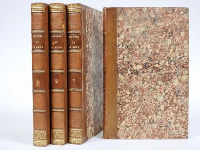 null LEBRUN (Ponce Denis): Œuvres. Crapelet, 1811. 4 vol. in-8 demi-veau brun d'époque,...