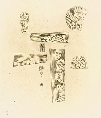 Wassily KANDINSKY (1866-1944) «Fragmente», 1931
Aquarelle et encre de Chine sur papier...