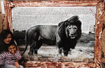 Peter Beard (1938-2020) 
Lion
Tirage argentique
Pièce unique
11,5 x 18,7 cm à vue
Les...
