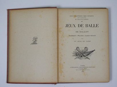 null Livre. JEUX DE BALLE ET DE BALLON par UN JUGE DE CAMP 1894(FOOTBALL/PAUME/LAWN...