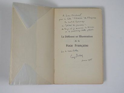 null Livre :" Défense et illustration de la race française" de Georges Rozet, avec...