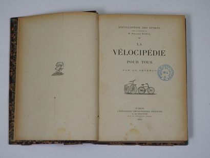 null Livre. LA VELOCIPÉDIE POUR TOUS par UN VÉTÉRAN 1892 (collection encyclopédie...