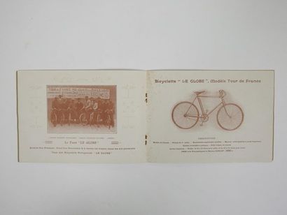 null Catalogue des cycles Le Globe (créés en 1889), 1910...18 pages. Visite de l'usine....