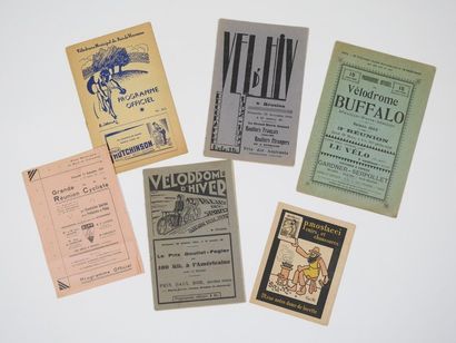 null Programmes. Cinq programmes parisiens : a) Un, Buffalo, Neuilly, 1903. Superbe;...