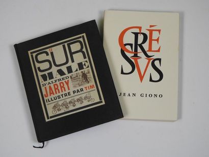 null Littérature. Deux livres : a) Le surmâle d'Alfred Jarry, illustré par Tim (ex...