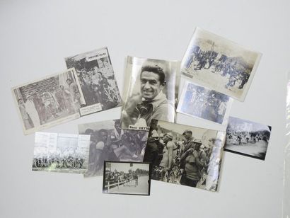 null Vietto. 10 documents : a) 4 photos originales, 1934 (9x12), 1939, Vars '14x20,...