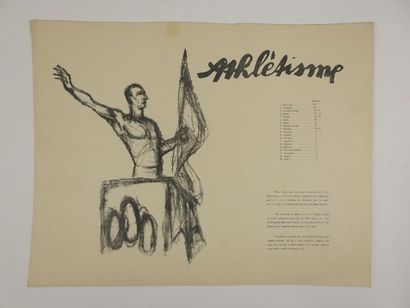 null Paris 1924. Portfolio EXCEPTIONNEL: "1001 champions, VIIIè Olympiade" par Alois...