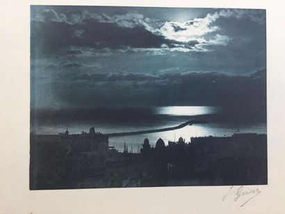 null ALGERIE - Jean GEISER: 2 photographies originales tirées sur papier, signées...