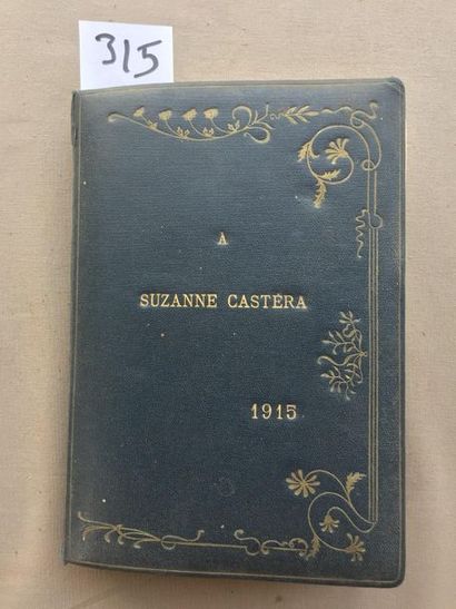 null Brésil - Théâtre; Album offert à l'Actrice Suzanne Castéra en 1915. In-8 toile...