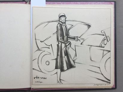 null Mode - Raymond Bret-Koch - La Femme et la Mode. Jungmann et Cie, 1926. 7 planches...