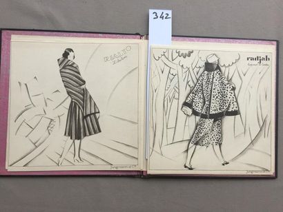 null Mode - Raymond Bret-Koch - La Femme et la Mode. Jungmann et Cie, 1926. 7 planches...