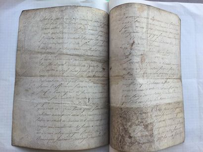 null ROCHAMBEAU (Marquis de): Lettre manuscrite datée de Janvier 1778: 4 pages manuscrites...
