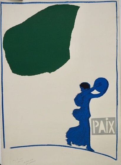 null Pierre Buraglio

Paix, 1986

Lithographie sur papier signée, daté, dédicacé,...