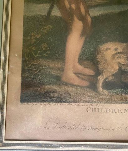 null Les enfants et le Mendiant

Gravure anglaise en couleurs 

XIX° siècle

Papier...