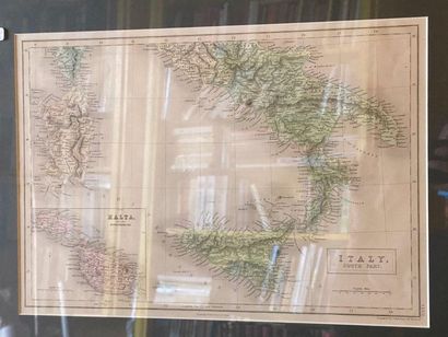 null Carte de Malte et de l’Italie

XIX° siècle

27 x 38 c m