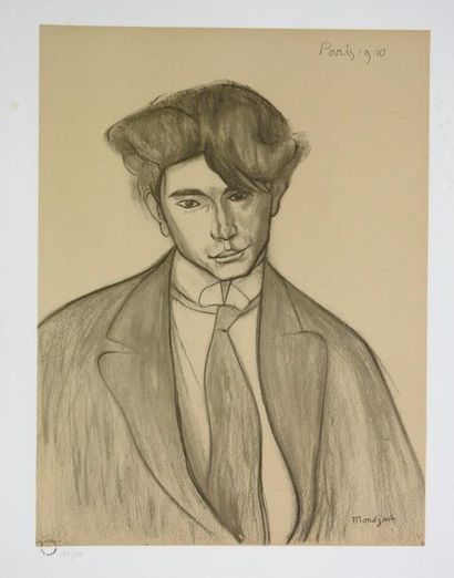 null Simon Mondzain (1890 – 1999)

Portrait d’Ossip Zadkine, 1910

Lithographie sur...