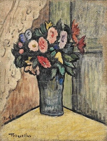 null Miguel Tusquellas Corbellas, (1884-1969)

Bouquet de fleurs, 1949

Huile sur...
