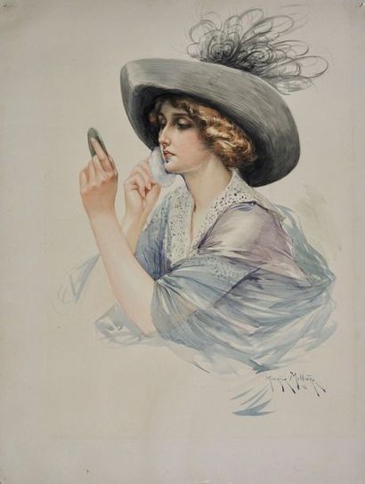 null Maurice Millière (1871-1946)

Portrait d’élégante, 1912

Estampe sur papier...