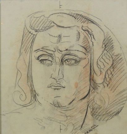 null Henry de Waroquier

Portrait de femme

Dessin au fusain sur papier calque signé...