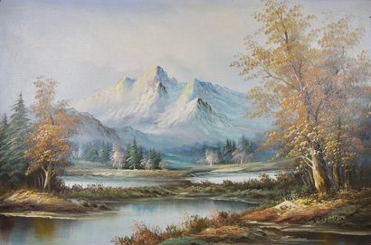 null Victor Eldford (1911-2003)

Montagne enneigées

Huile sur toile signée en bas...