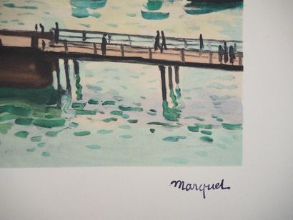 Albert Marquet Albert MARQUET

Normandie, le Havre



Lithographie

Signée du cachet...