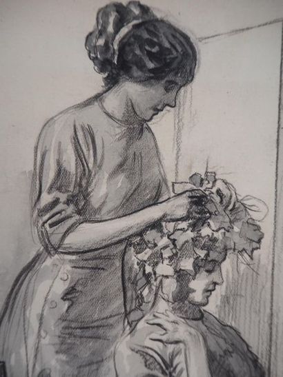 Almery LOBEL-RICHE Alméry LOBEL-RICHE (1880-1950)

Chez la coiffeuse, c. 1920



Dessin...