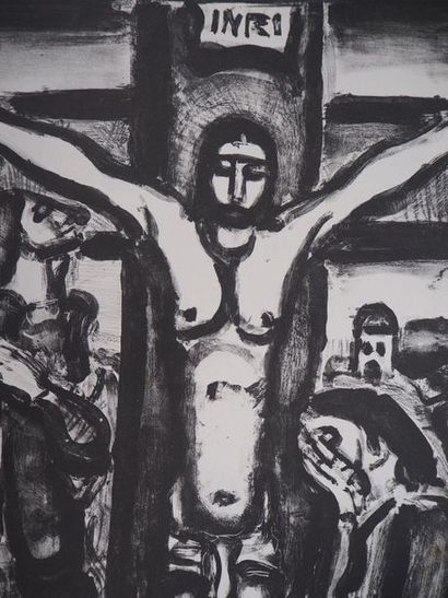 GEORGES ROUAULT Georges ROUAULT

Christ en croix, 1925



Lithographie originale

Signée...