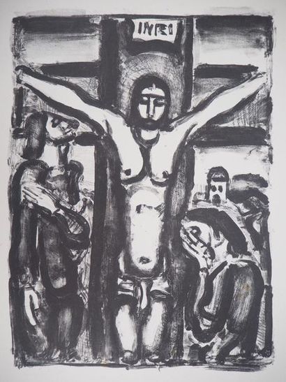 GEORGES ROUAULT Georges ROUAULT

Christ en croix, 1925



Lithographie originale

Signée...