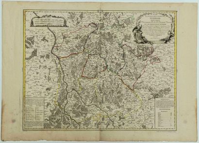 null - MAP XVIII of the NIVERSE: "Duchy and General Government of the Nivernois dedicated...