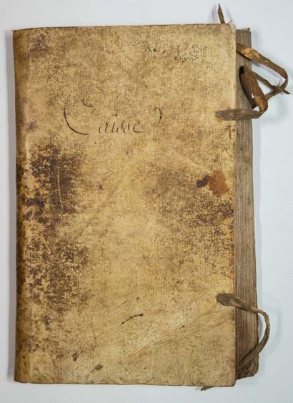 null - AUDE. 1781. BOOK OF CASH OF AN ARISTOCRAT inhabiting ST AMANS (11). Interesting...
