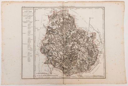 null - Map of the GOLDEN COAST Department. National Atlas of France, decreed on January...