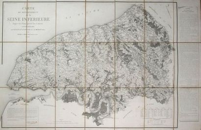 null - SEINE MARITIME. 1830; "MAP of the Department of the SEINE INFERRIEURE according...