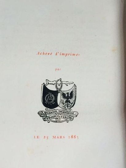 GODARD D'AUCOUR Contes de Godard d'Aucour - Mémoires turcs. Ex libris de Eug. Seuligman...