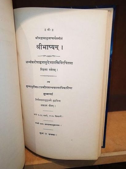 Lacombe Olivier Cette étude contient la traduction du Siddhânta de Râmânuja (commentaire...