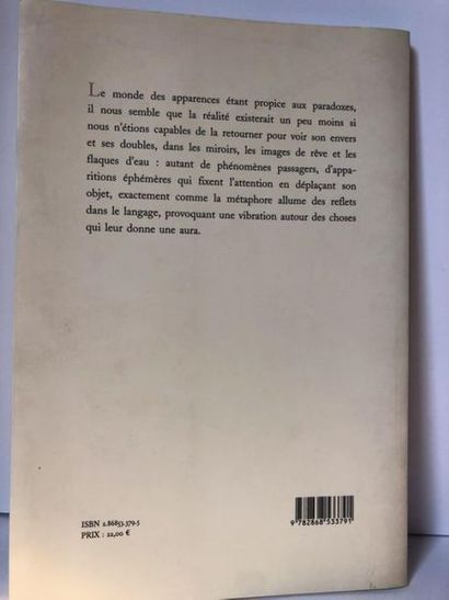 Macé Gérard Mirages et solitudes. Gérard Macé.

Ouvrage édité à paris en 2003 chez...