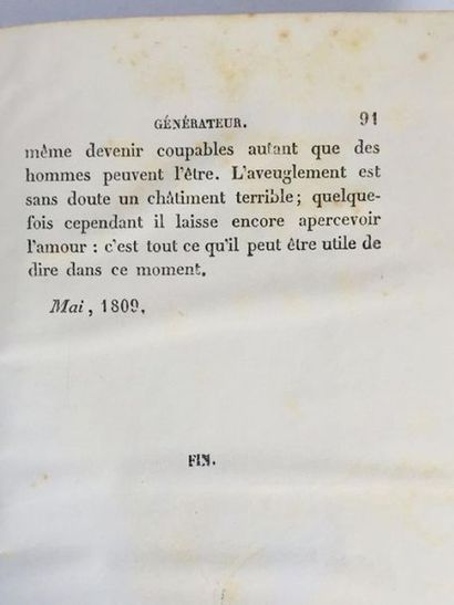 MAISTRE Considérations sur la France. Nouvelle édition, 



Joseph de Maistre admet...